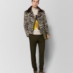 MULTICOLOR WOOL/SHEARLING JACKET