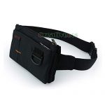 LIBERTY Black Waterproof: Unisex Anti-Theft Slim Travel Pouch Cell Mobile Phone Sling Chest Hip Bum Belt Waist Fanny Pack Bag